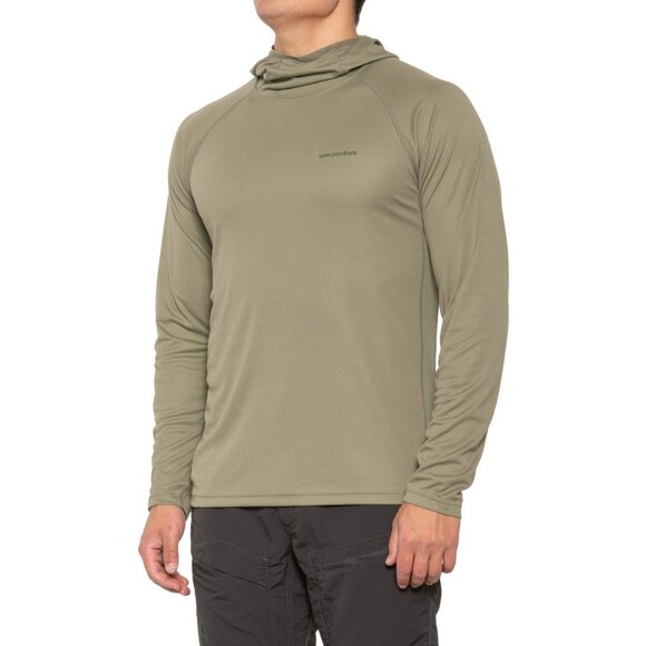 NWOT Grundens Deep Lichen Green Solstrale Hoodie - Picture 1 of 6
